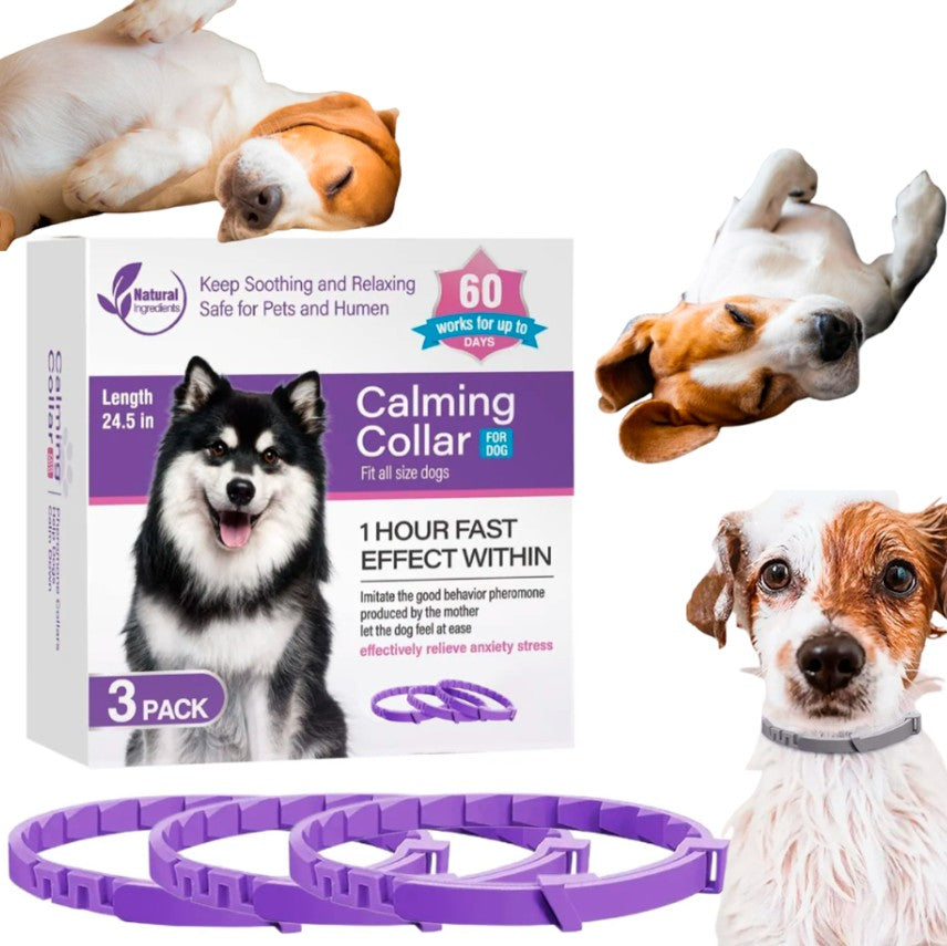 COLLAR CALMANTE PARA PERROS X 3