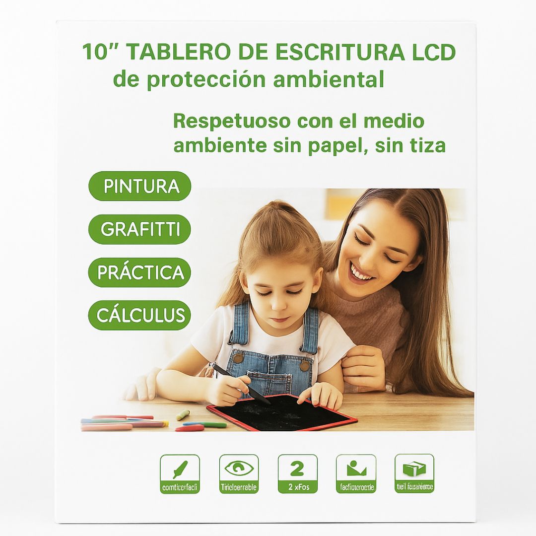 PIZARRA MÁGICA LED 2X1