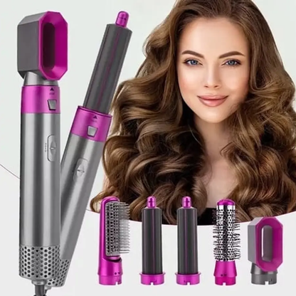 Cepillo Secador 5 en 1 HOT Air Styler— ¡Tu Cabello Perfecto en Minutos!