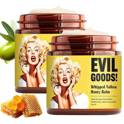 Crema Hidratante Facial Evil Goods™ - Bálsamo Natural de Sebo y Miel