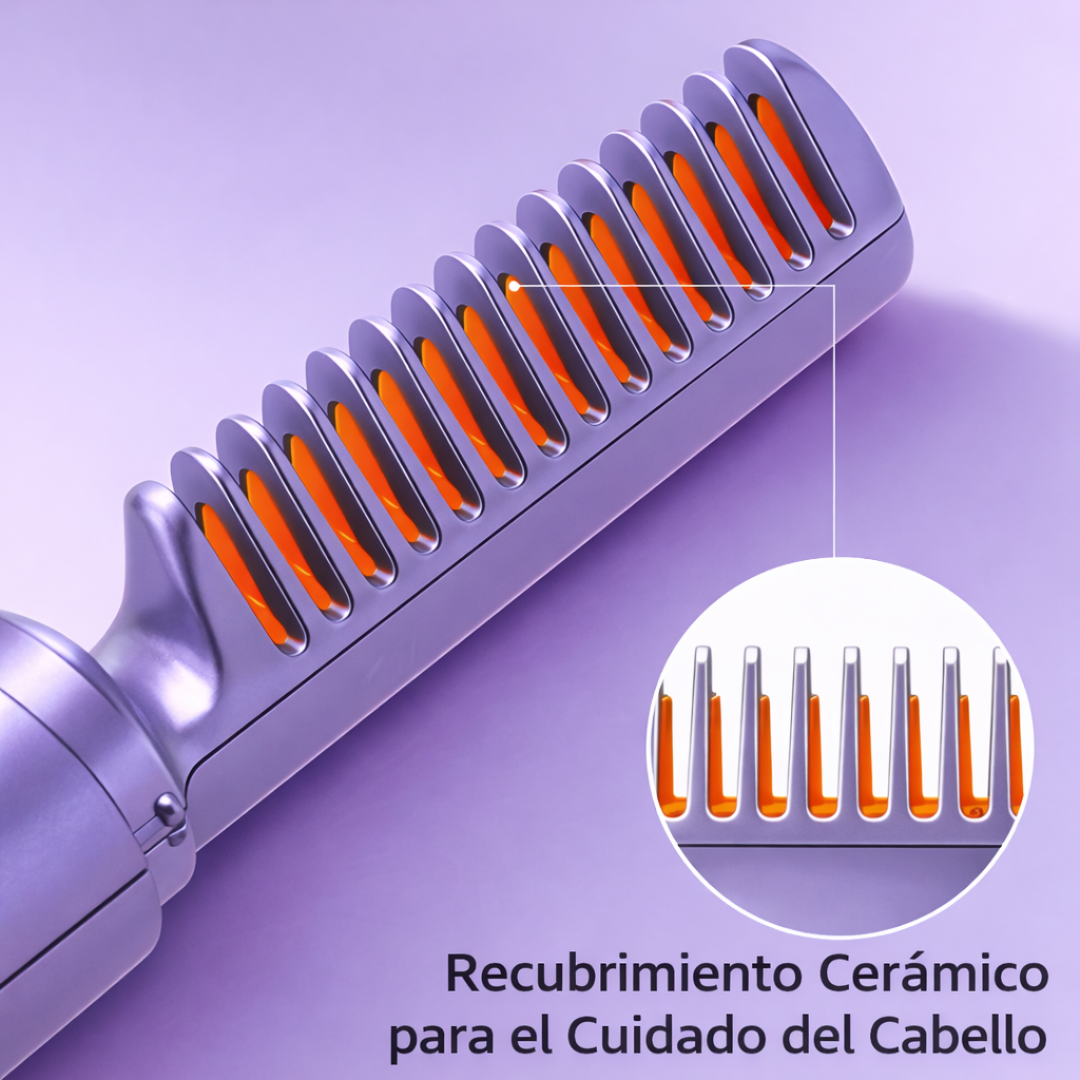 Mini Peine Alisador Iónico Inalámbrico Winner™ – ¡Controla el Frizz en Minutos!