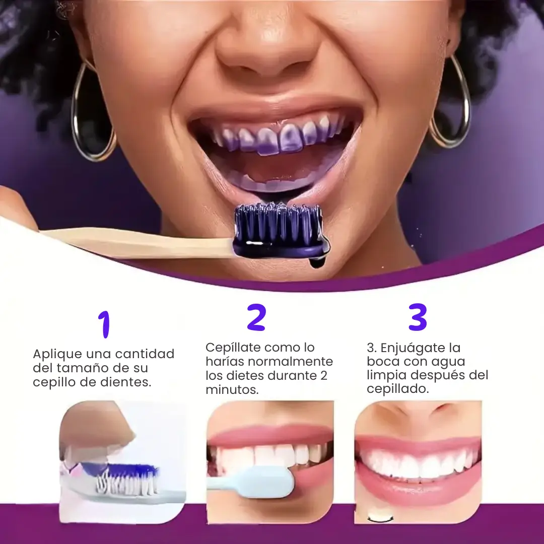 Yasenshi® Blanqueador Dental: ¡El Secreto Púrpura para una Sonrisa Más Blanca!