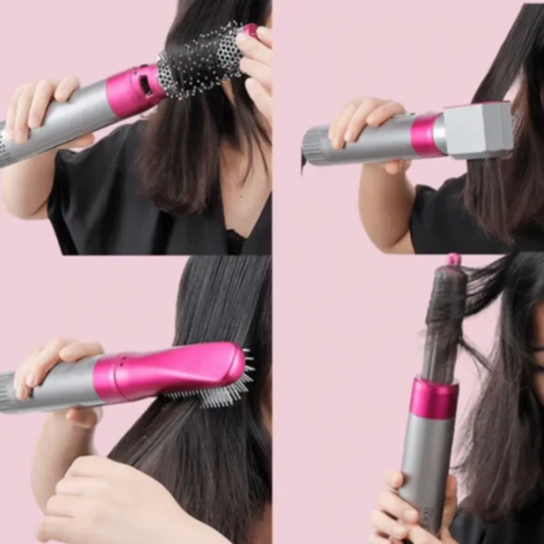 Cepillo Secador 5 en 1 HOT Air Styler— ¡Tu Cabello Perfecto en Minutos!