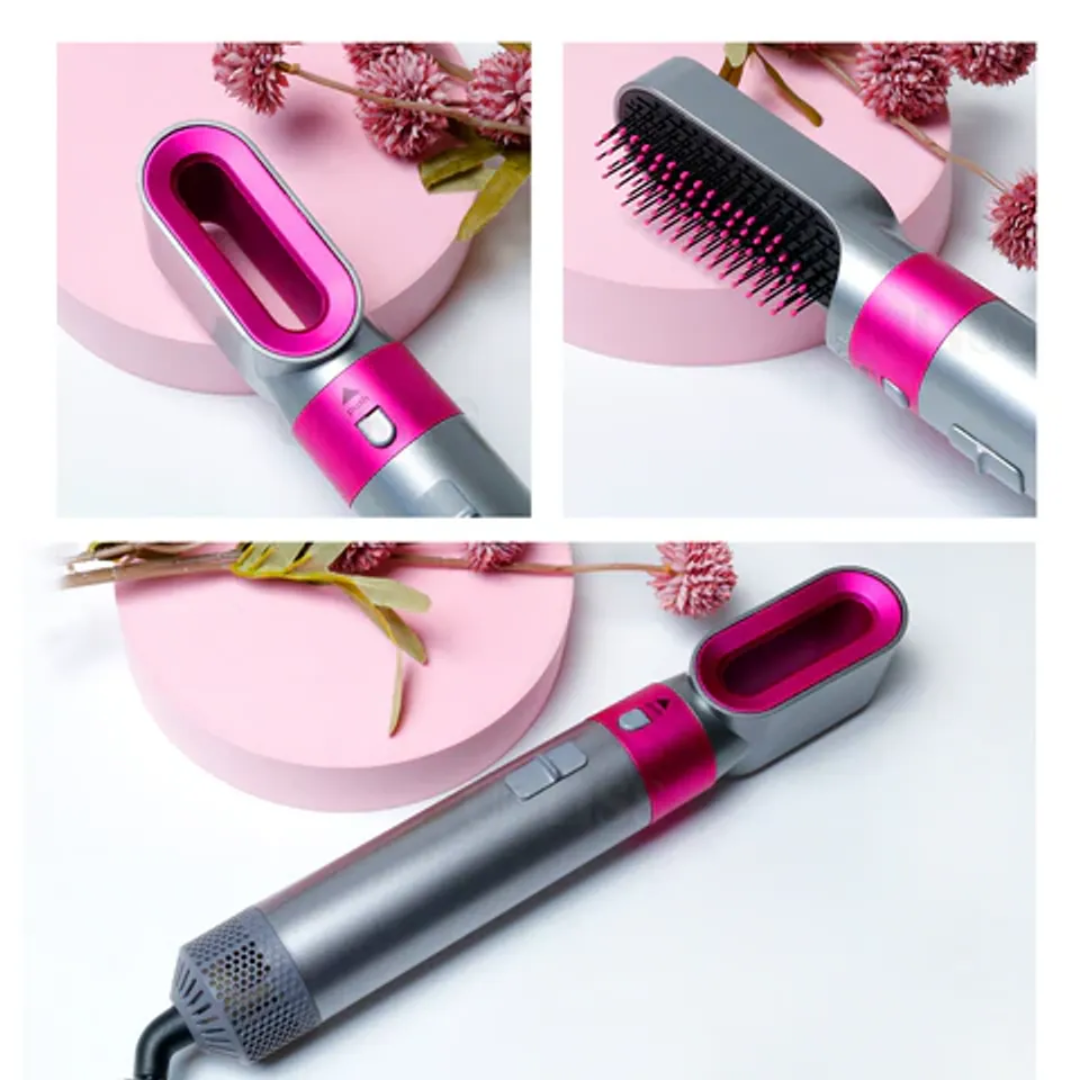 Cepillo Secador 5 en 1 HOT Air Styler— ¡Tu Cabello Perfecto en Minutos!
