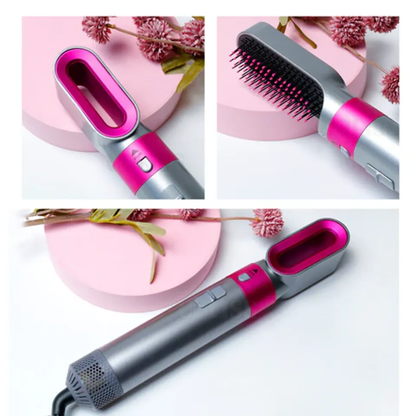 Cepillo Secador 5 en 1 HOT Air Styler— ¡Tu Cabello Perfecto en Minutos!