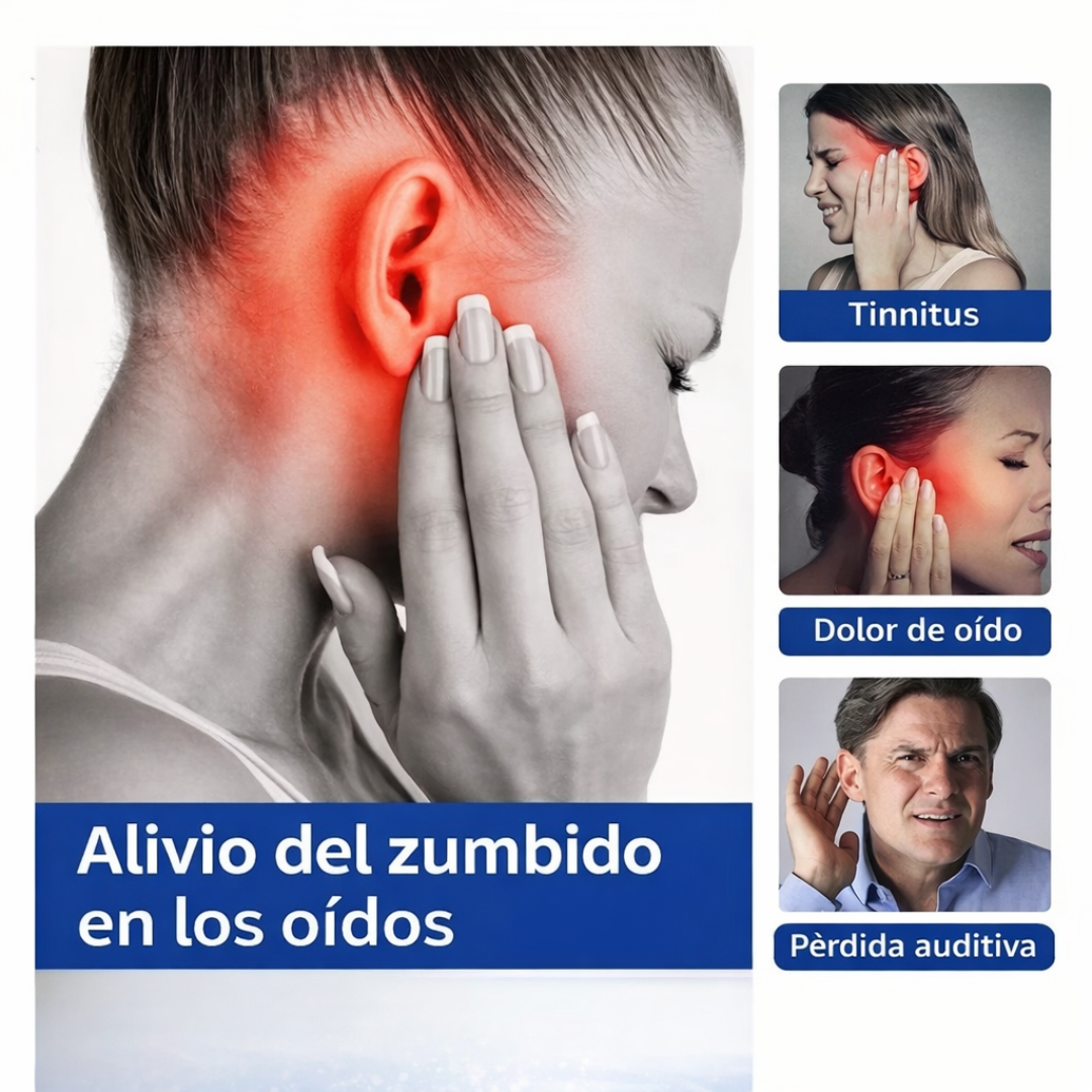 Tinnidrop - ¡Spray Natural para Aliviar el Tinnitus, Mejorar la Audición y Limpiar los Oídos de Forma Segura!