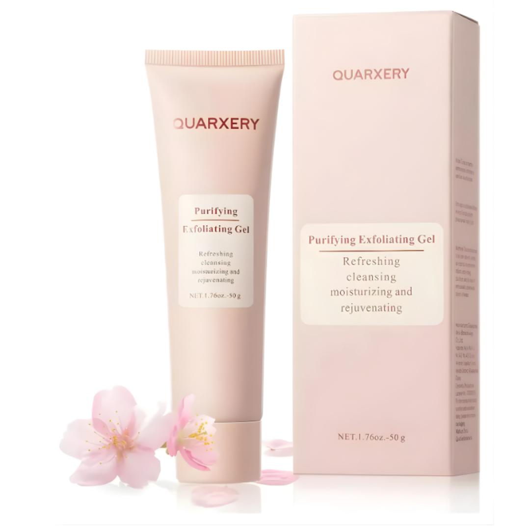 QUARXERY Gel Exfoliante Facial con Nicotinamida – Limpieza Profunda sin Irritar la Piel
