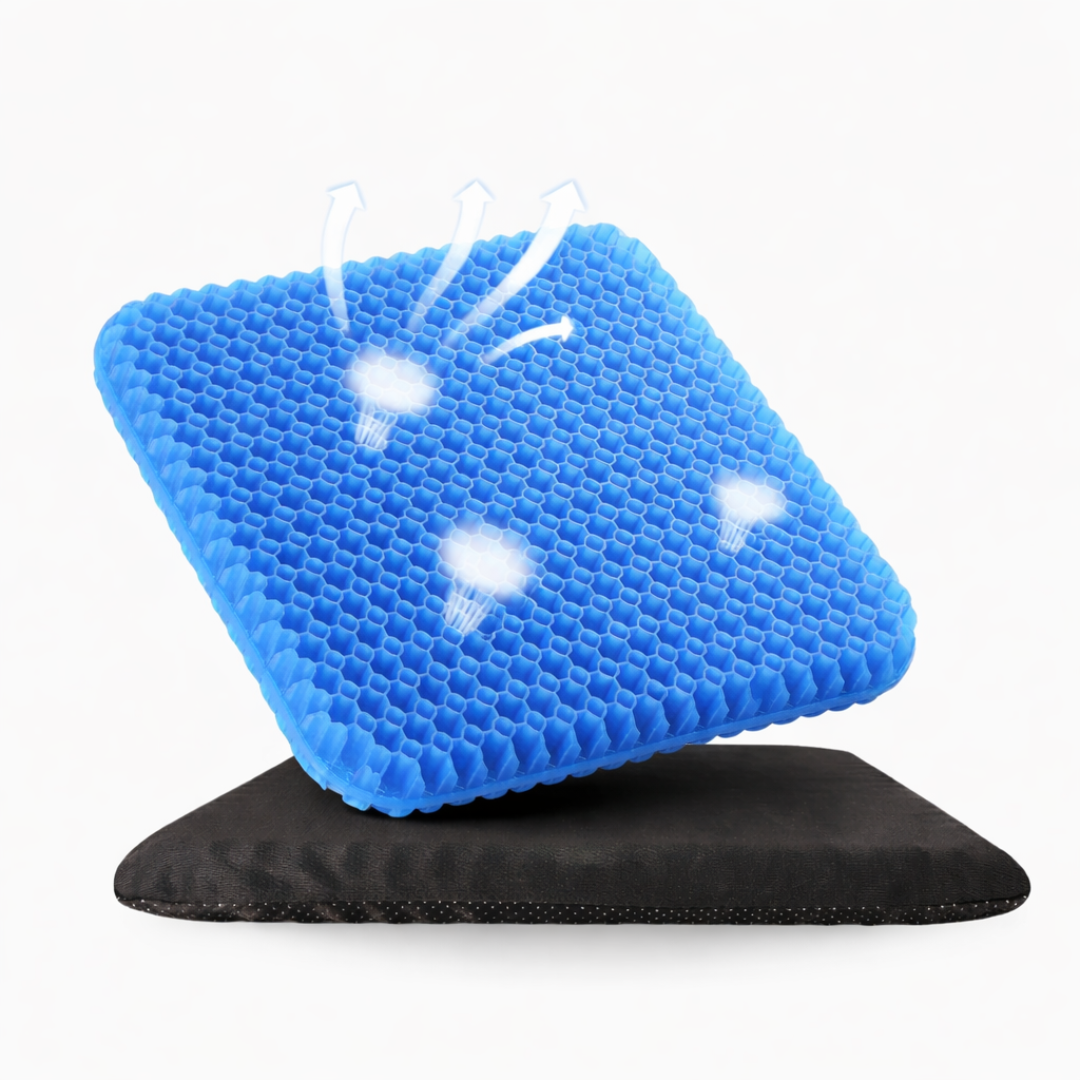 Cojín de Gel Ergonómico ComfortGel™ - Alivia la Presión y Elimina el Dolor al Sentarte por Horas