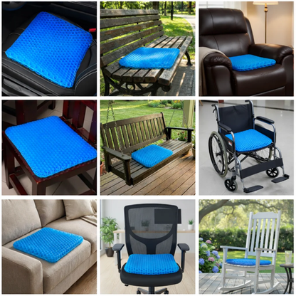 Cojín de Gel Ergonómico ComfortGel™ - Alivia la Presión y Elimina el Dolor al Sentarte por Horas
