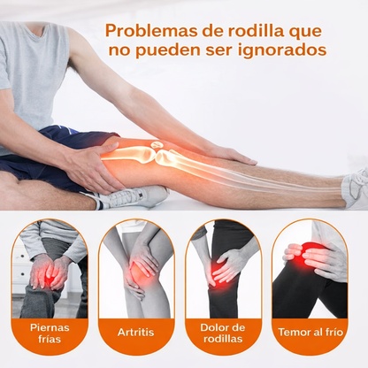 Rodillera Térmica Ajustable con Terapia de Calor y Frío | Alivia el Dolor y Ayuda a Recuperar tu Movilidad