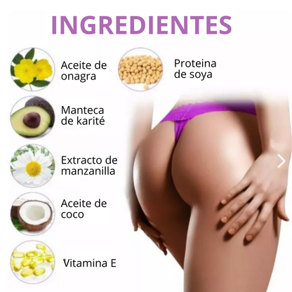 Crema Reafirmante para Glúteos con Fórmula Enriquecida – Piel Más Firme y Suave