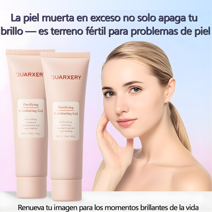 QUARXERY Gel Exfoliante Facial con Nicotinamida – Limpieza Profunda sin Irritar la Piel