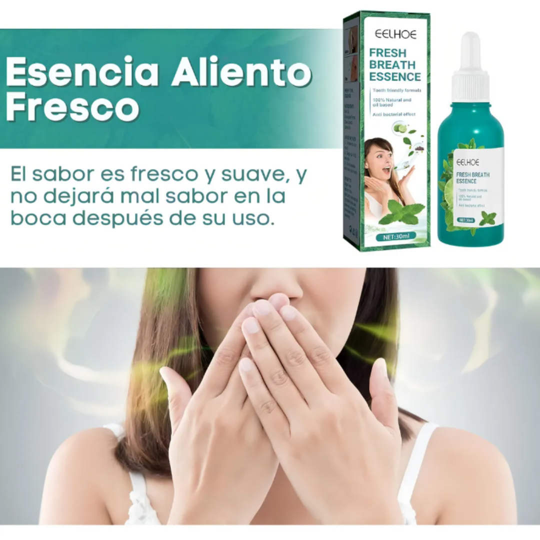 2X1 Esencia Bucal Natural EELHOE® - ¡Aliento Fresco y Protección Antibacteriana!