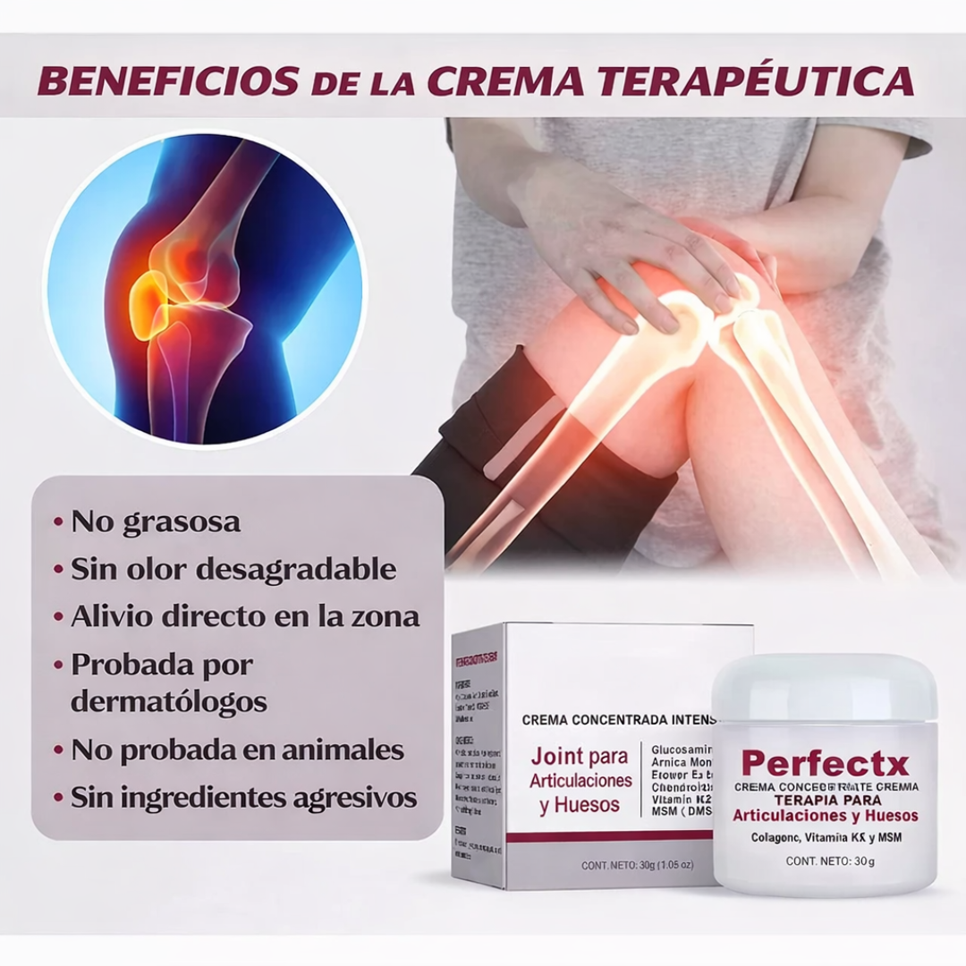 PerfectX™ – La crema natural que devuelve la movilidad a tus huesos y articulaciones