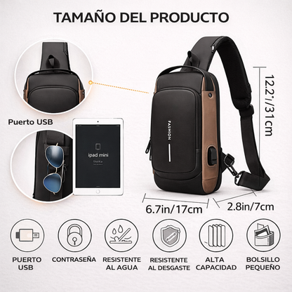 Bolso Antirrobo Con Candado