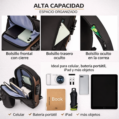 Bolso Antirrobo Con Candado