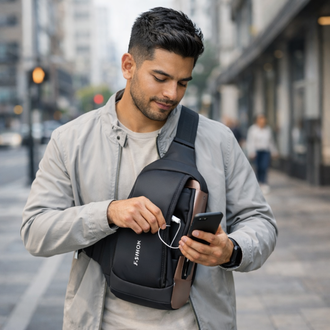 Bolso Antirrobo Con Candado