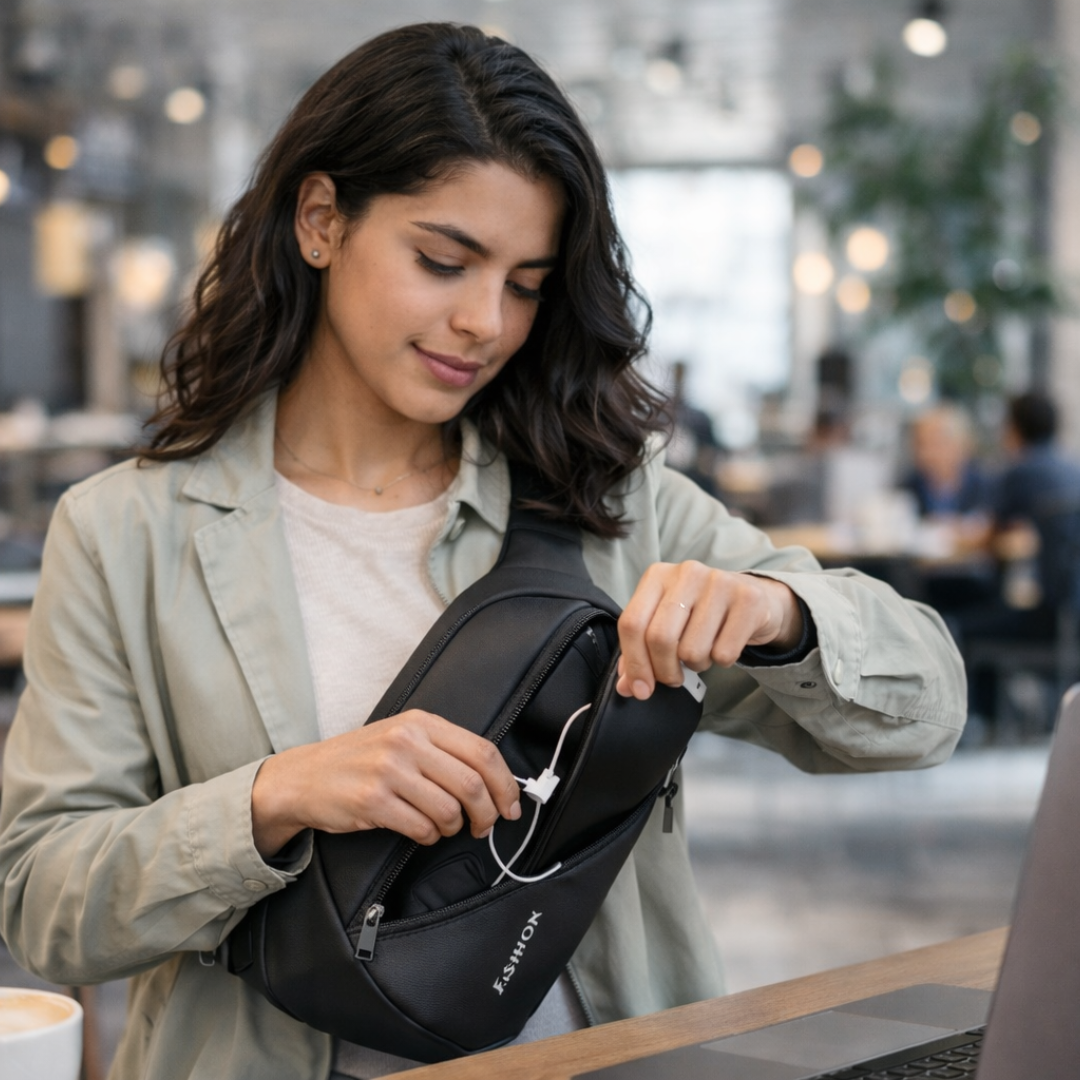 Bolso Antirrobo Con Candado