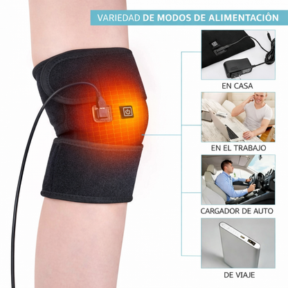Rodillera Térmica Ajustable con Terapia de Calor y Frío | Alivia el Dolor y Ayuda a Recuperar tu Movilidad