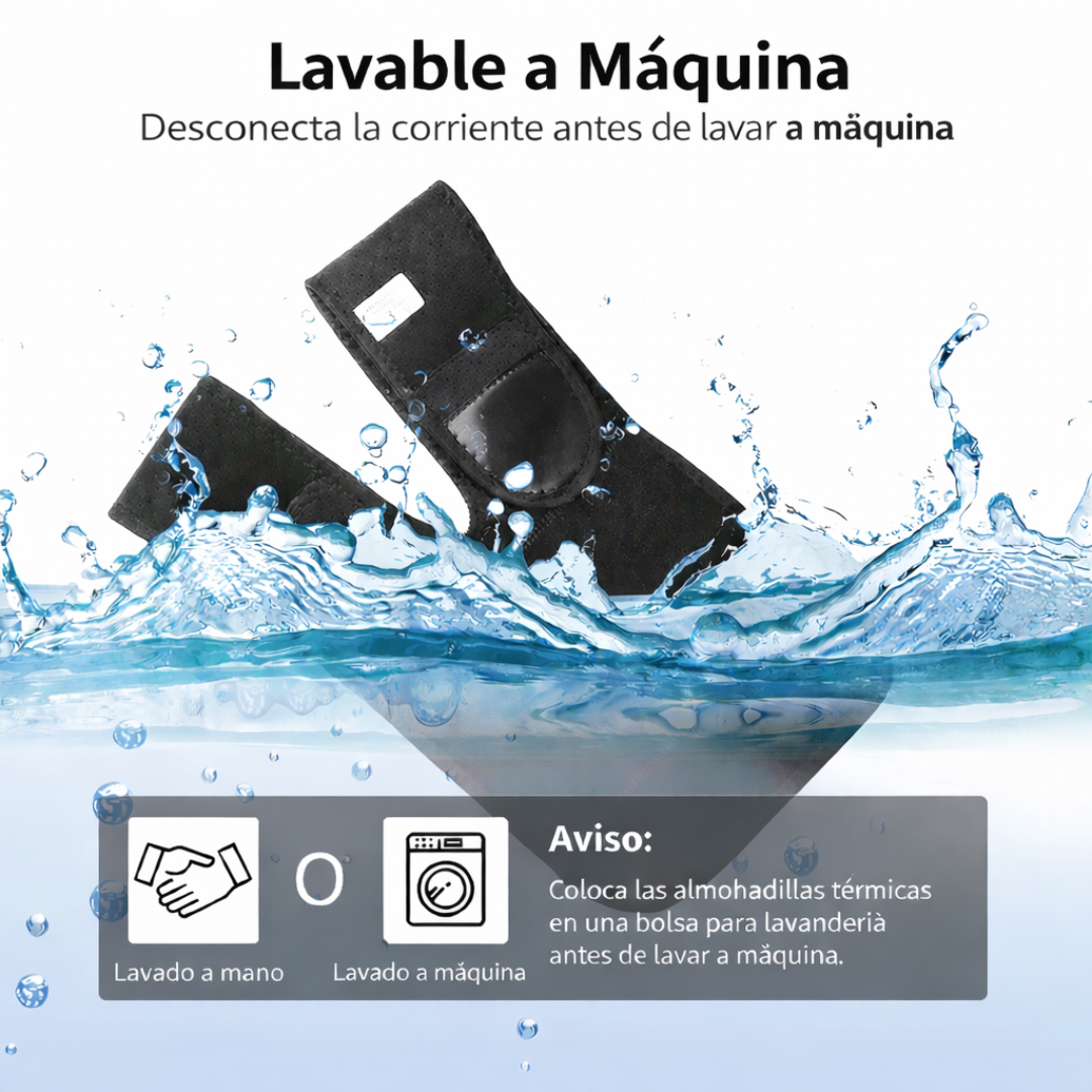 Rodillera Térmica Ajustable con Terapia de Calor y Frío | Alivia el Dolor y Ayuda a Recuperar tu Movilidad